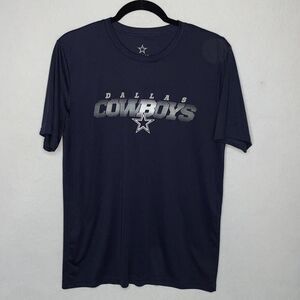 Dallas Cowboys Authentic T-Shirt Mens Size Medium Gray Blue